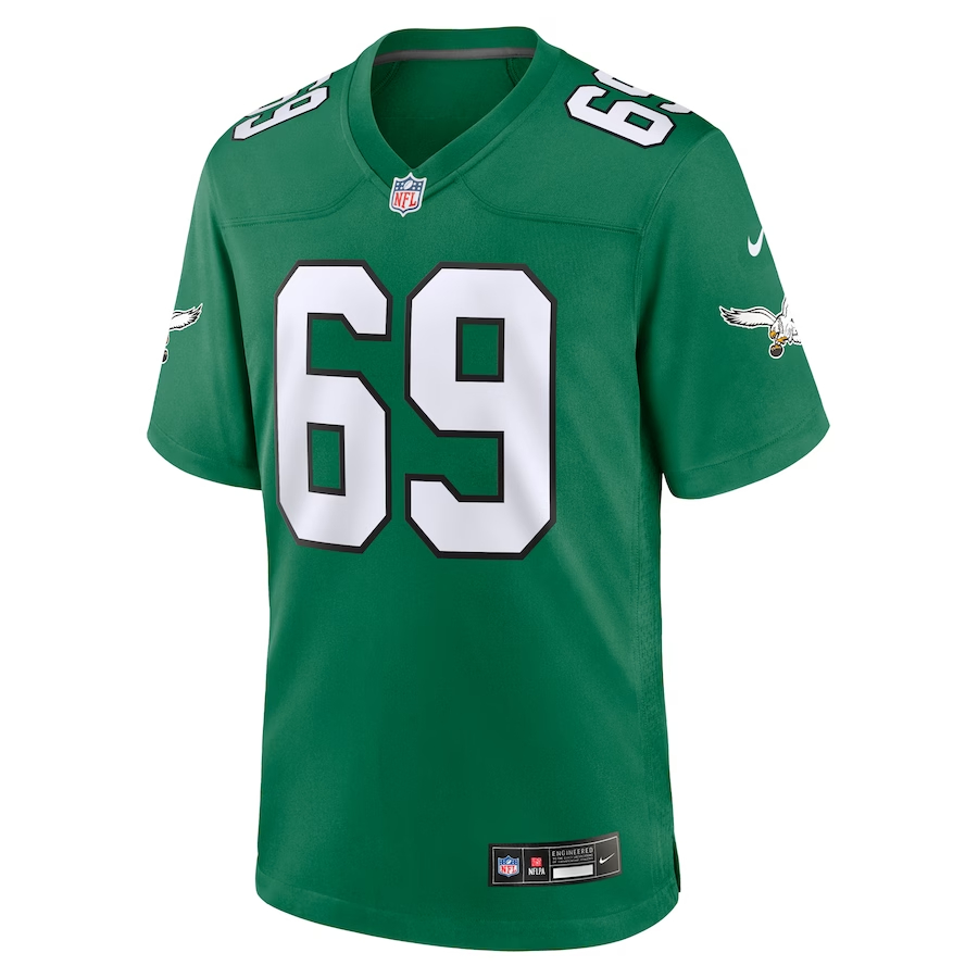 Nike Landon Dickerson Philadelphia Eagles Kelly Green Alternate Game Jersey