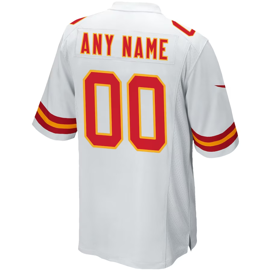 Nike Kansas City Chiefs White Custom Game Jersey