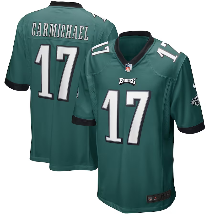 Nike Harold Carmichael Philadelphia Eagles Midnight Green Game Retired Player Jersey