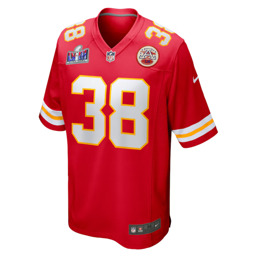 Nike L'Jarius Sneed Kansas City Chiefs Red Super Bowl LVIII Game Jersey 1