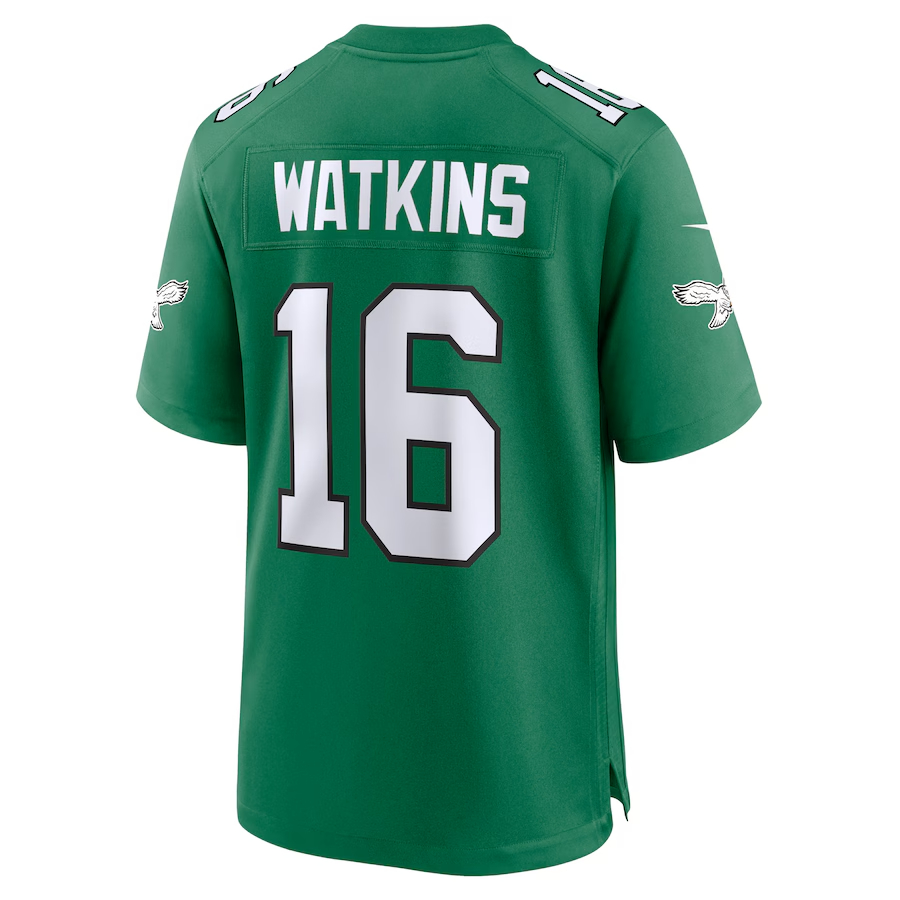 Nike Quez Watkins Philadelphia Eagles Kelly Green Alternate Game Jersey