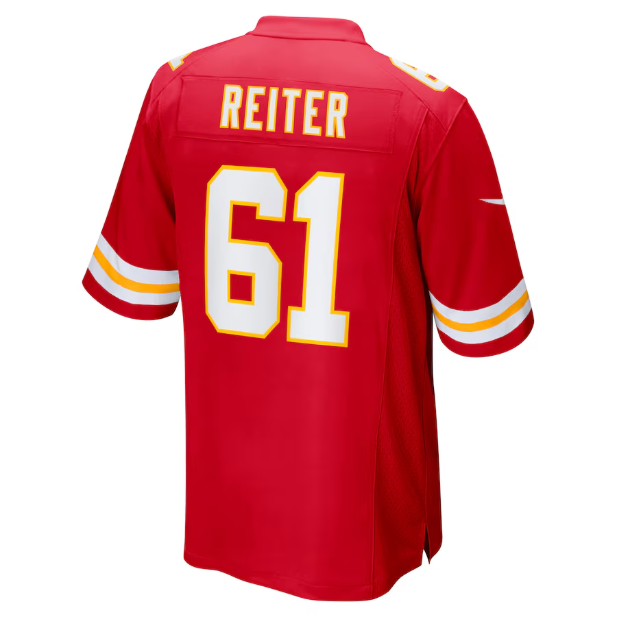 Nike Austin Reiter Kansas City Chiefs Red Game Player Jersey