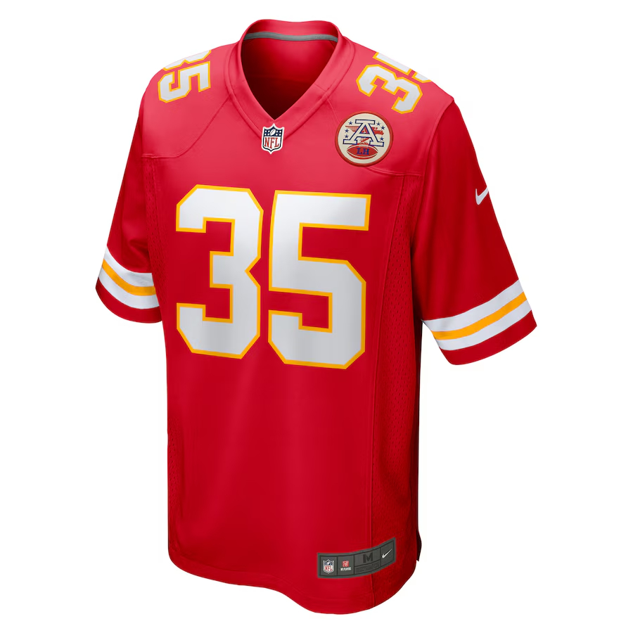 Nike Jaylen Watson Kansas City Chiefs Red Game Player Jersey