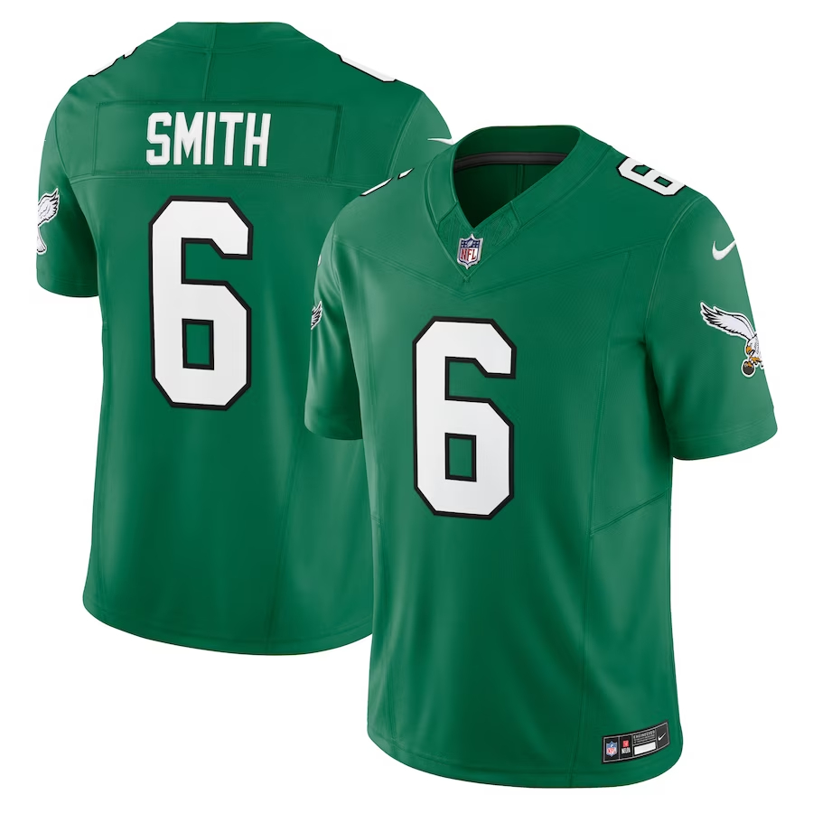 Nike DeVonta Smith Philadelphia Eagles Kelly Green Vapor F.U.S.E. Lim