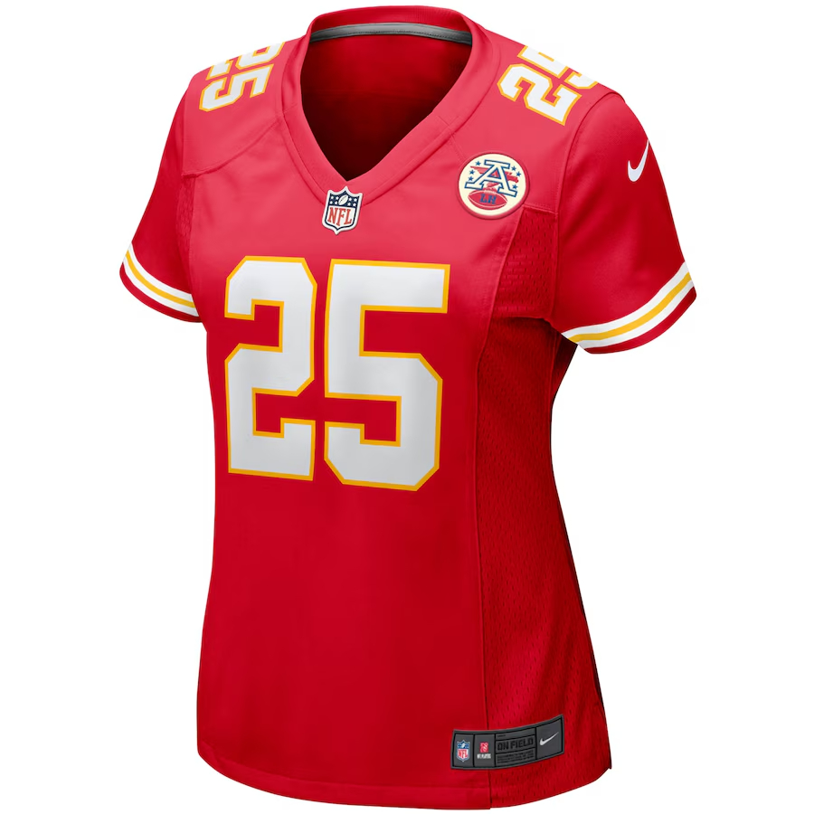 Nike Clyde Edwards-Helaire Kansas City Chiefs Women's Red Player Jersey