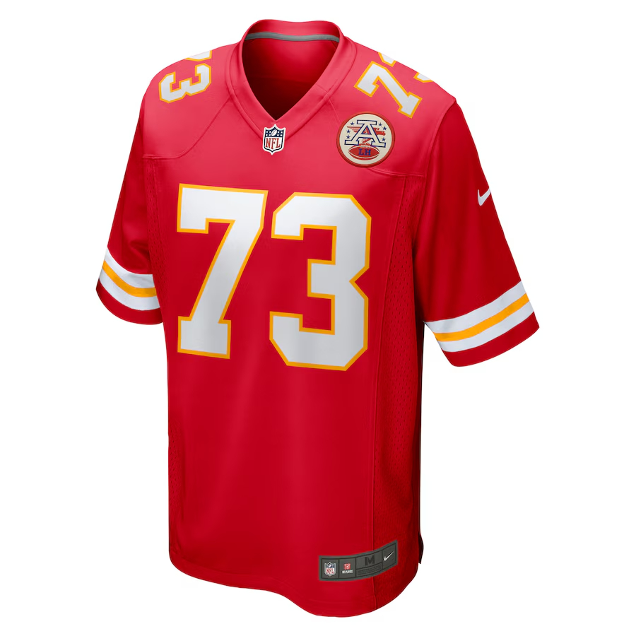 Nike Nick Allegretti Kansas City Chiefs Red Game Jersey