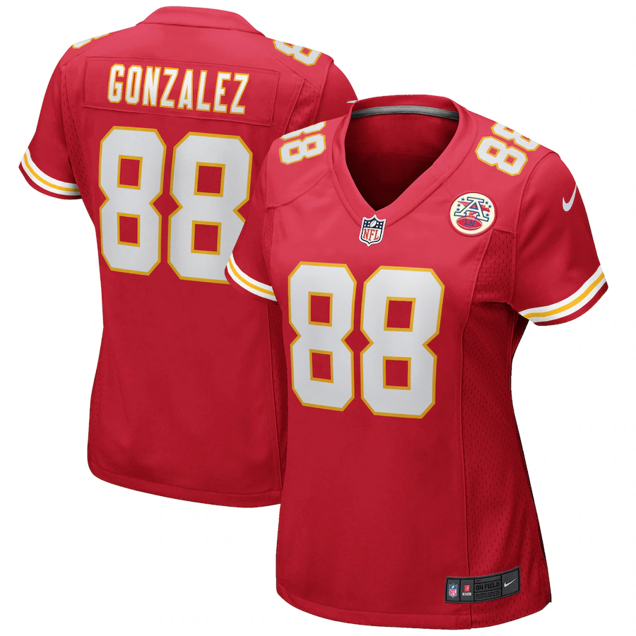 Nike Tony Gonzalez Kansas City Chiefs Women's Red Game Retired Player Jersey