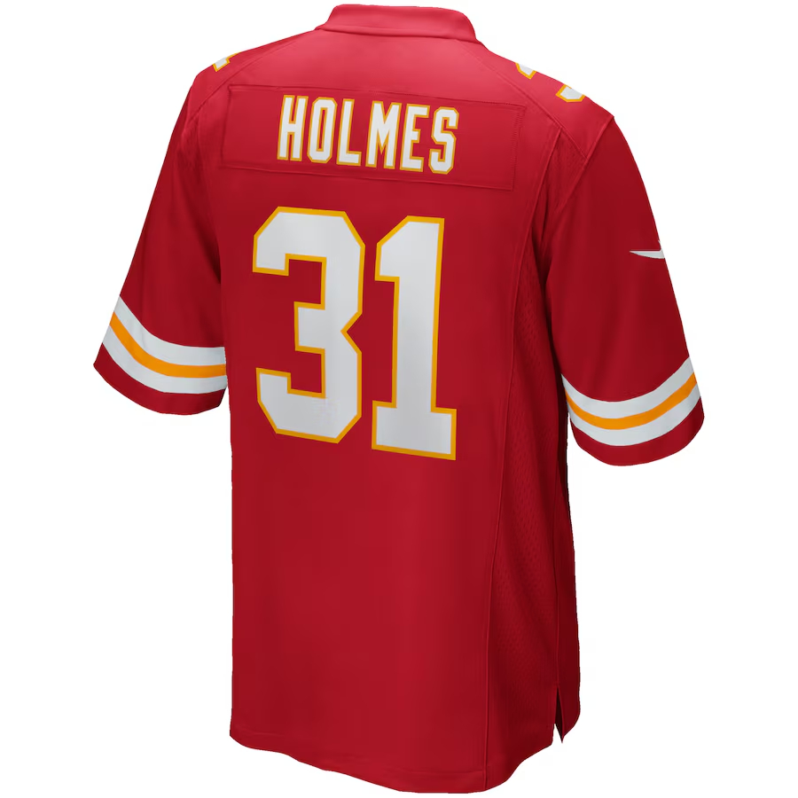 Nike Priest Holmes Kansas City Chiefs Red Game Retired Player Jersey