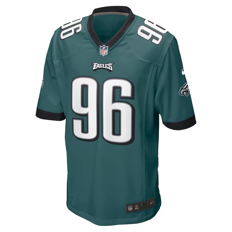 Nike Derek Barnett Philadelphia Eagles Midnight Green Game Jersey