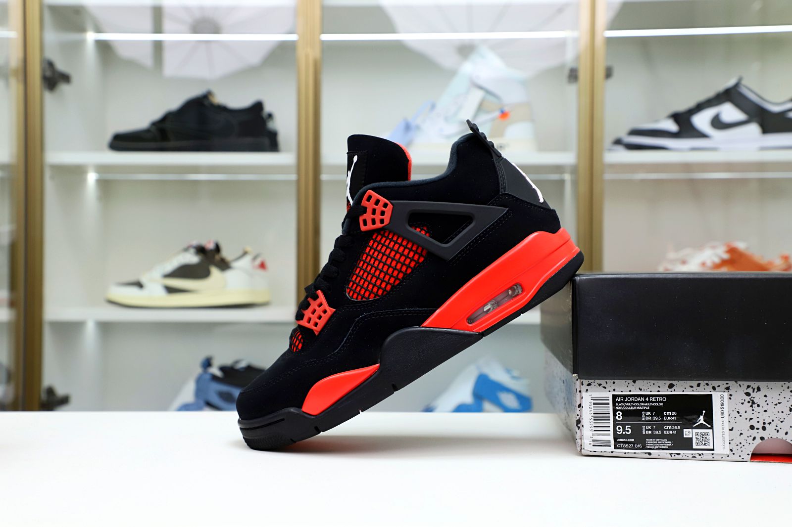 AIR JORDAN 4 RETRO 'RED THUNDER'