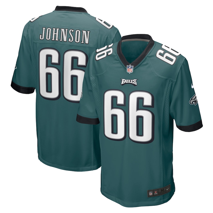 Nike Roderick Johnson Philadelphia Eagles Midnight Green Game Jersey