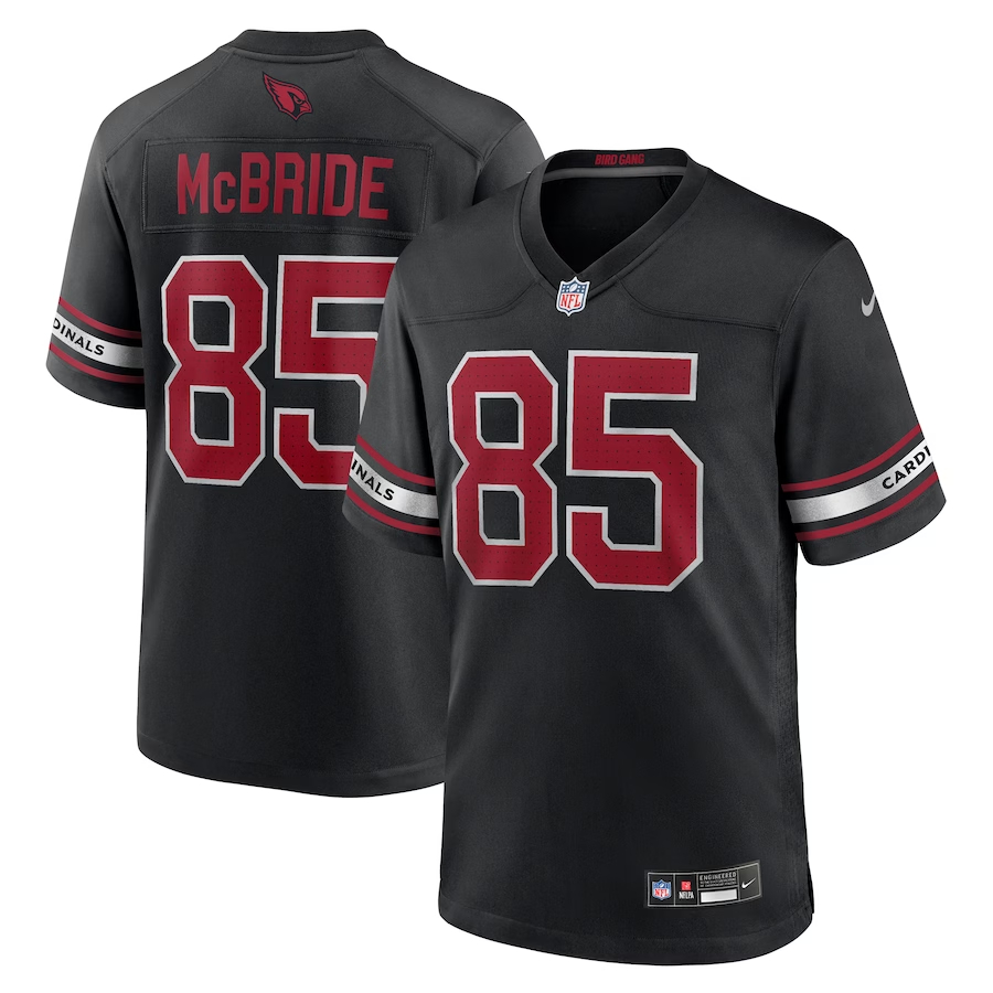 Nike Trey McBride Arizona Cardinals Black Alternate Game Jersey