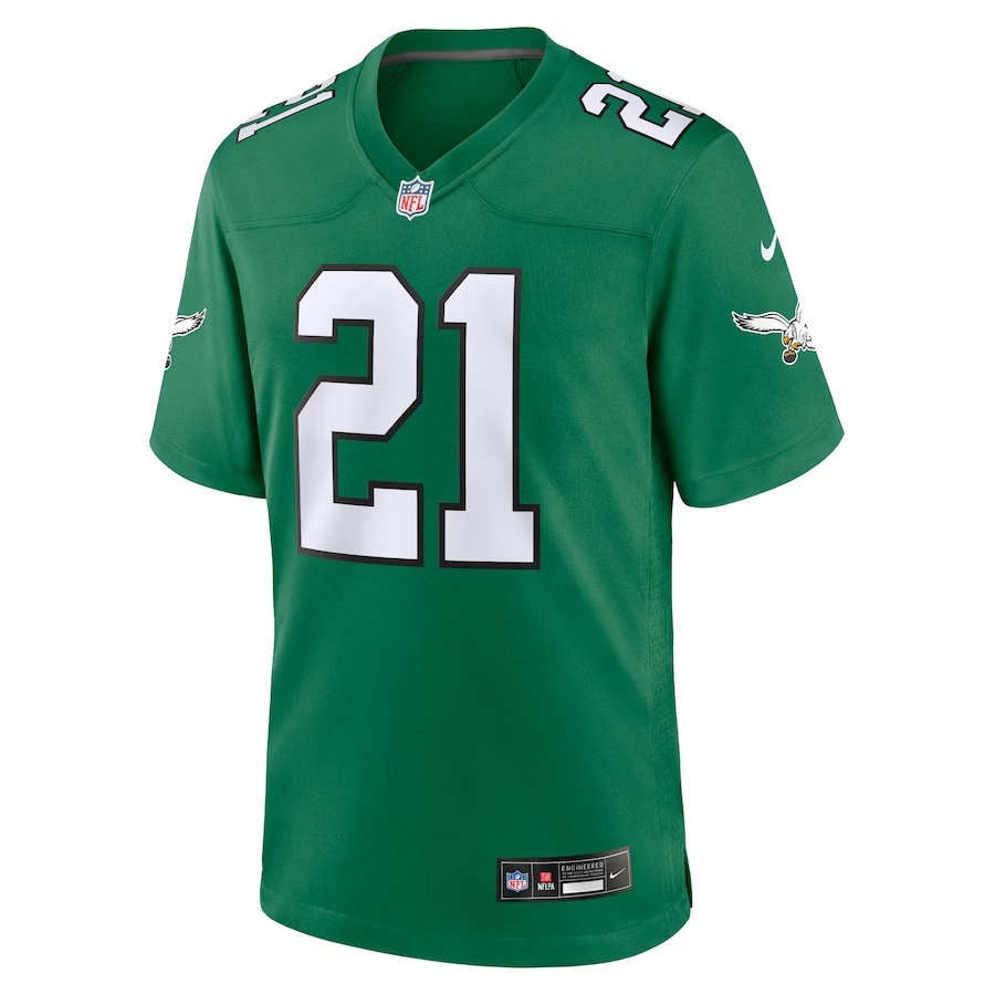 Nike Eric Allen Philadelphia Eagles Kelly Green Alternate Game Jersey