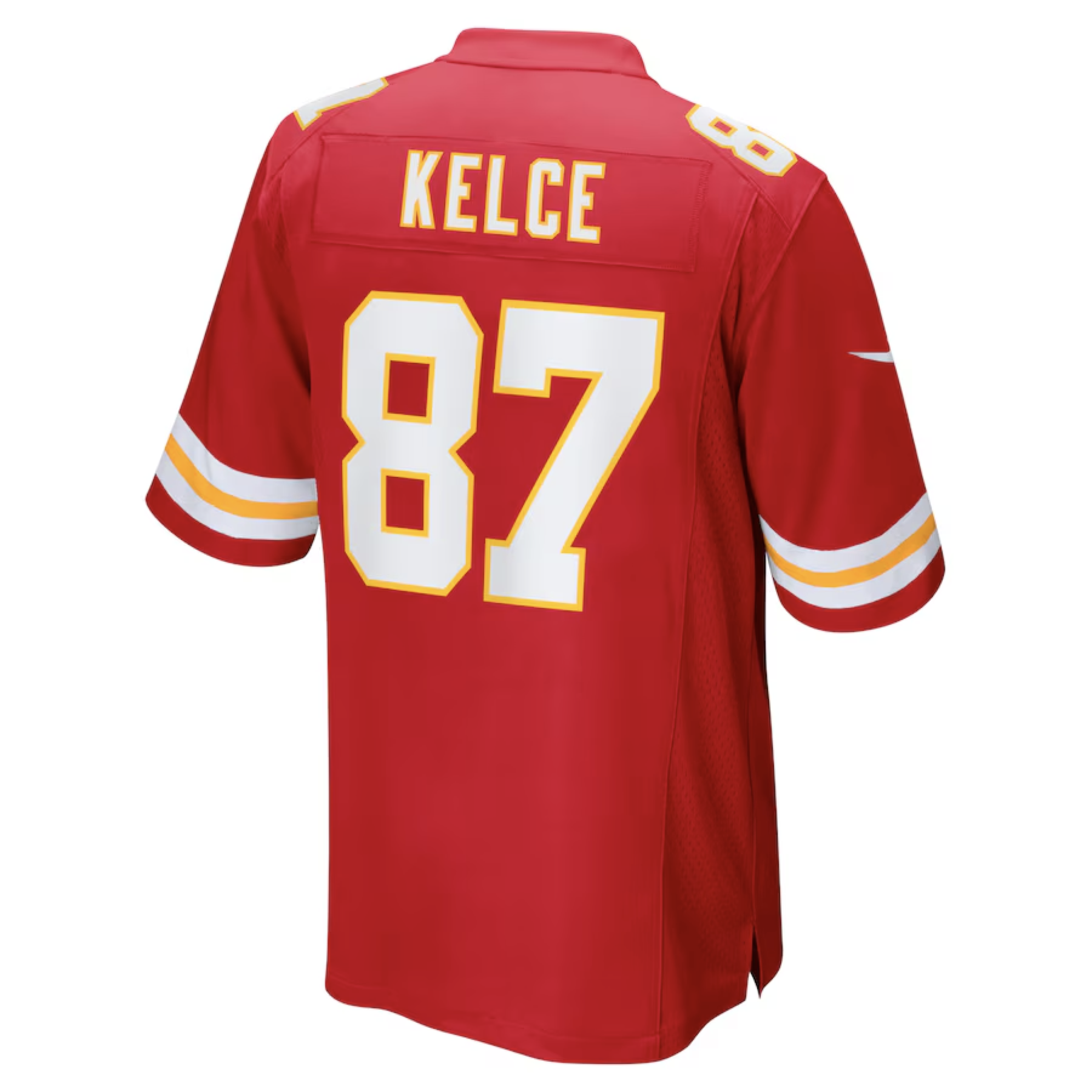 Nike Travis Kelce Kansas City Chiefs Red Super Bowl LVII (2022 Season) Patch Game Jersey