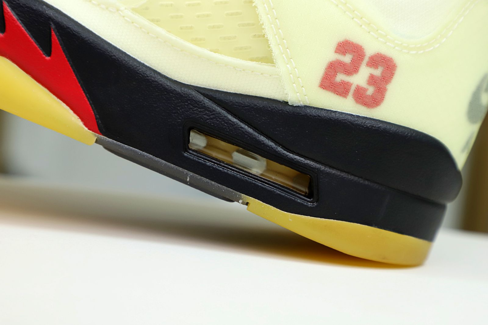 AIR JORDAN OFF-WHITE X AIR JORDAN 5 RETRO SP PS 'SAIL'