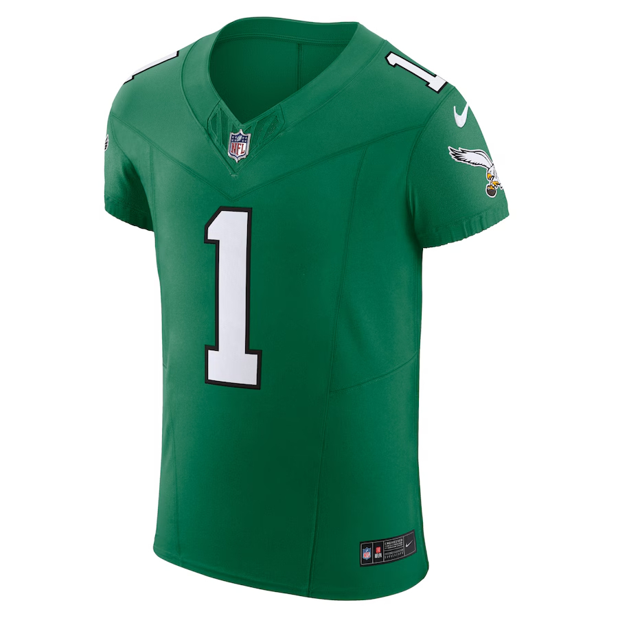 Nike Jalen Hurts Philadelphia Eagles Kelly Green Alternate Vapor F.U.S.E. Elite Jersey