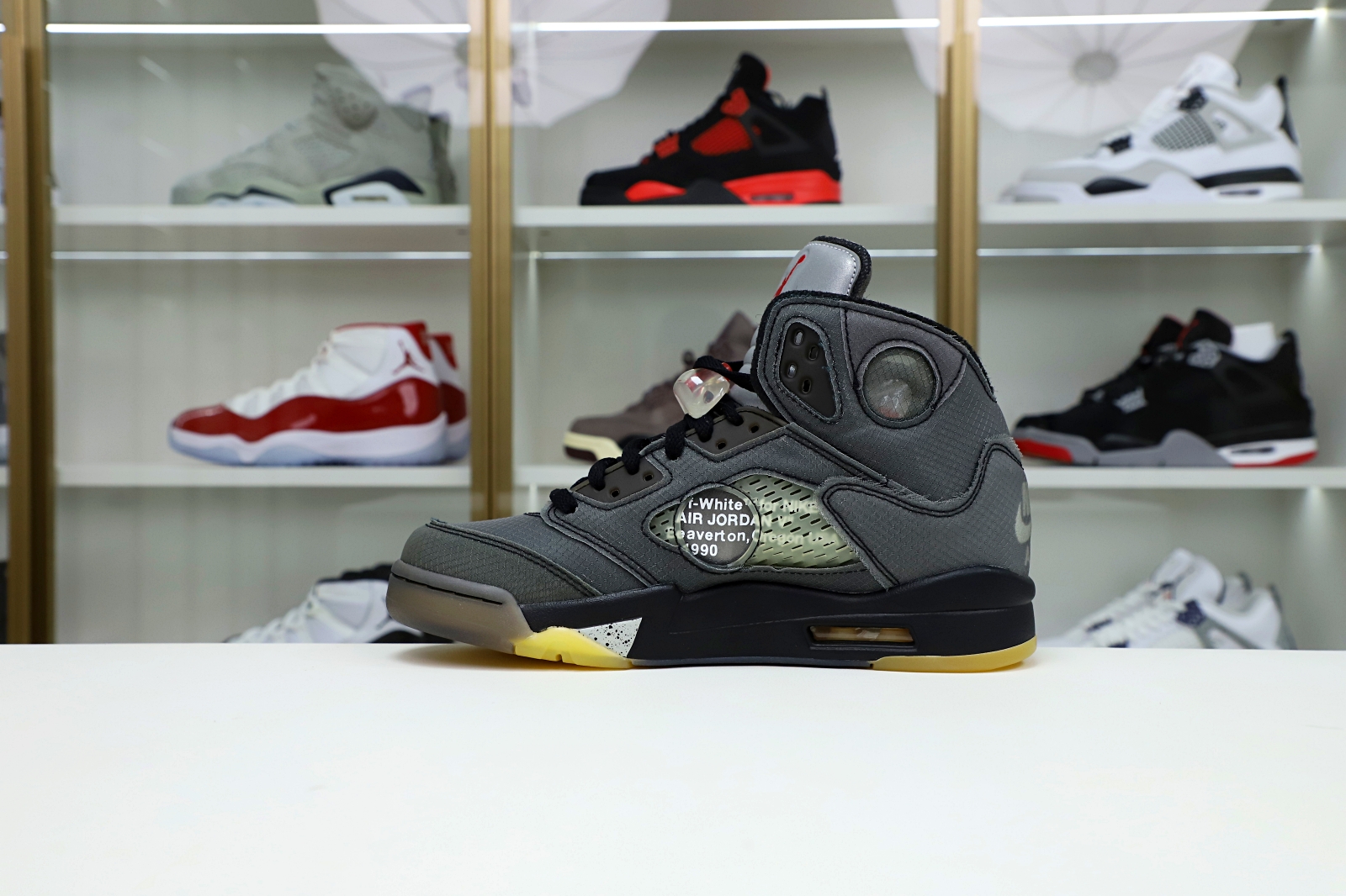 OFF-WHITE X AIR JORDAN 5 RETRO SP 'MUSLIN'