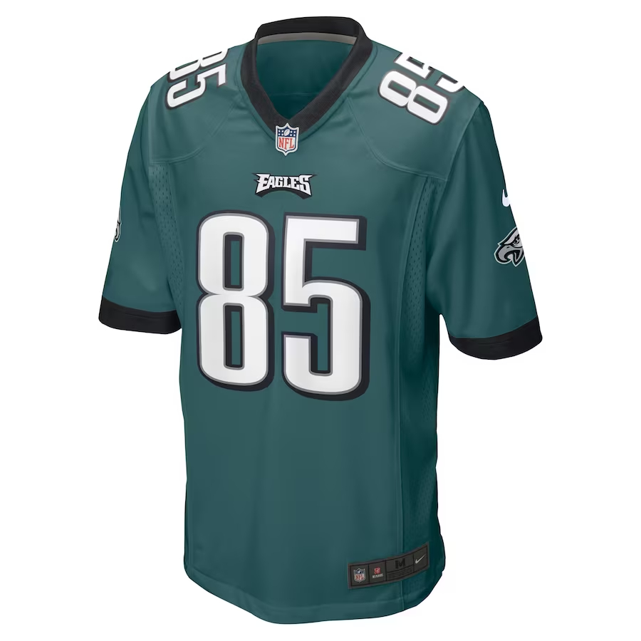 Nike Albert Okwuegbunam Philadelphia Eagles Midnight Green Team Game Jersey
