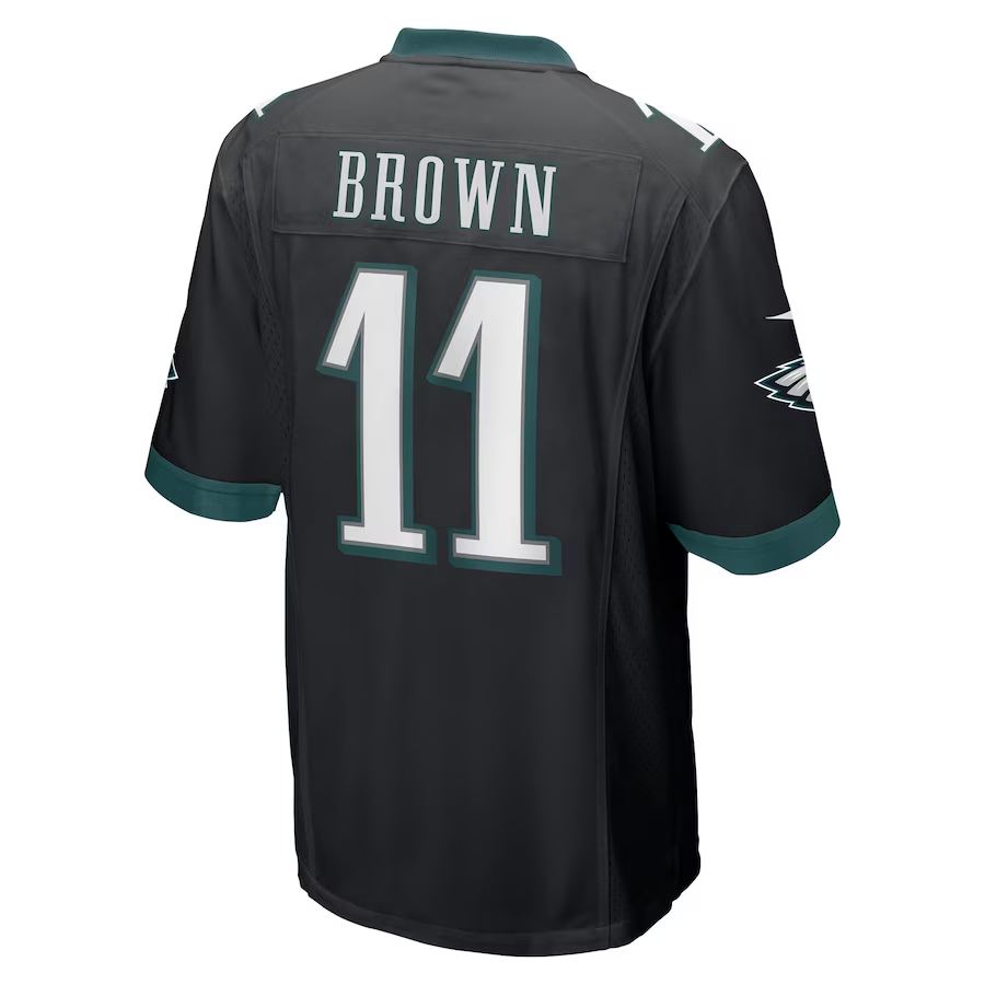 Nike A.J. Brown Philadelphia Eagles Black Game Jersey