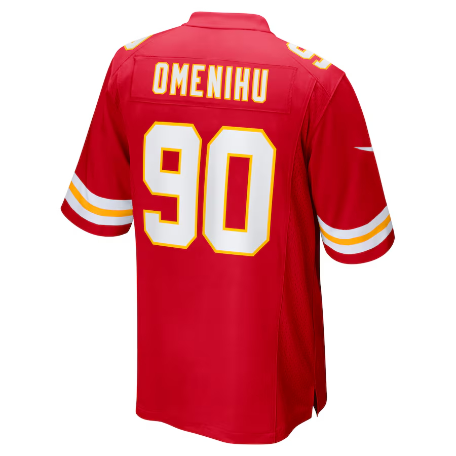 Nike Charles Omenihu Kansas City Chiefs Red Game Player Jersey