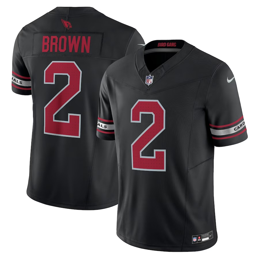 Nike Marquise Brown Arizona Cardinals Black Vapor F.U.S.E. Limited Jersey