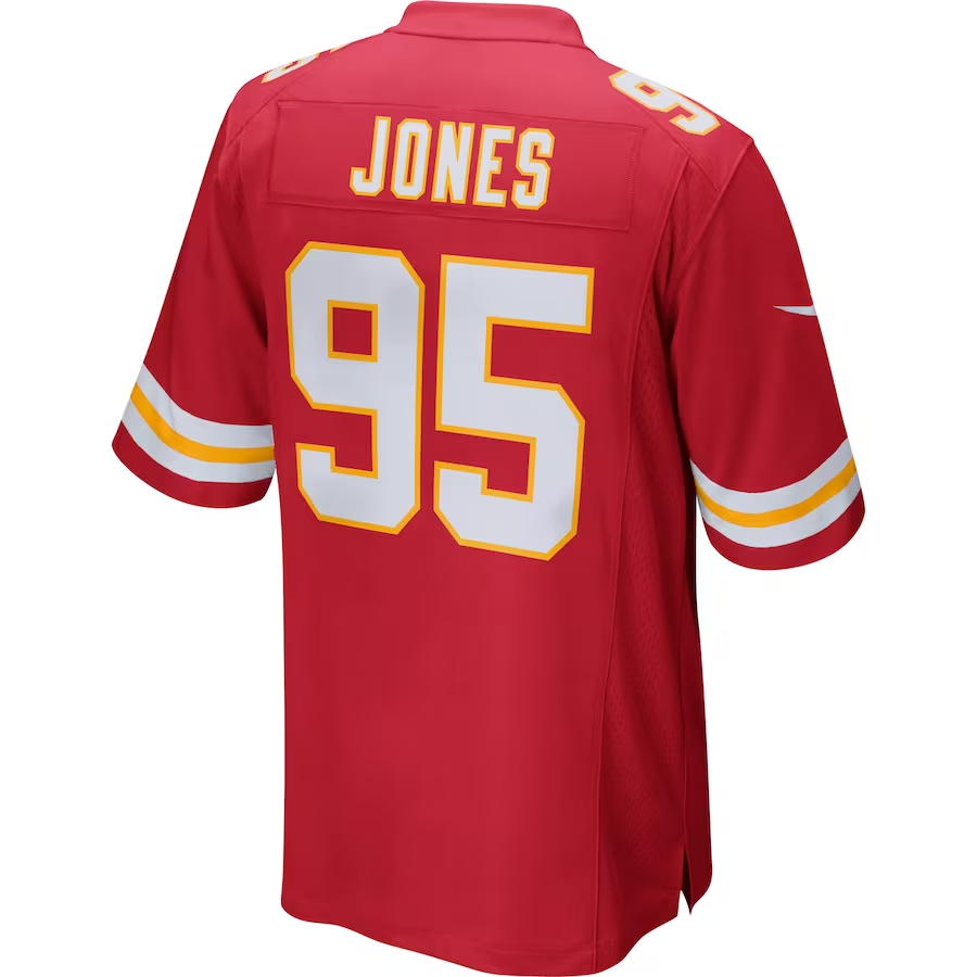 Nike Chris Jones Kansas City Chiefs Red Game Jersey