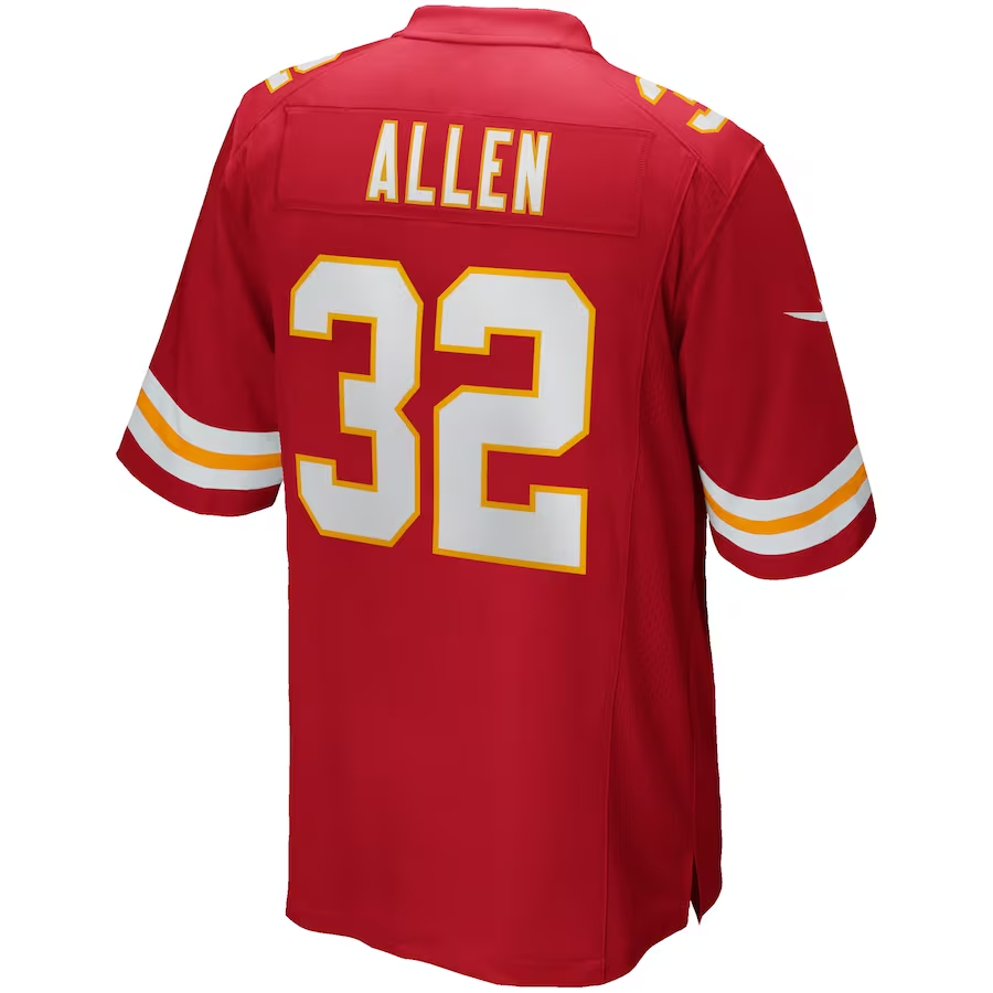 Nike Marcus Allen Kansas City Chiefs Red Game Retired Player Jersey