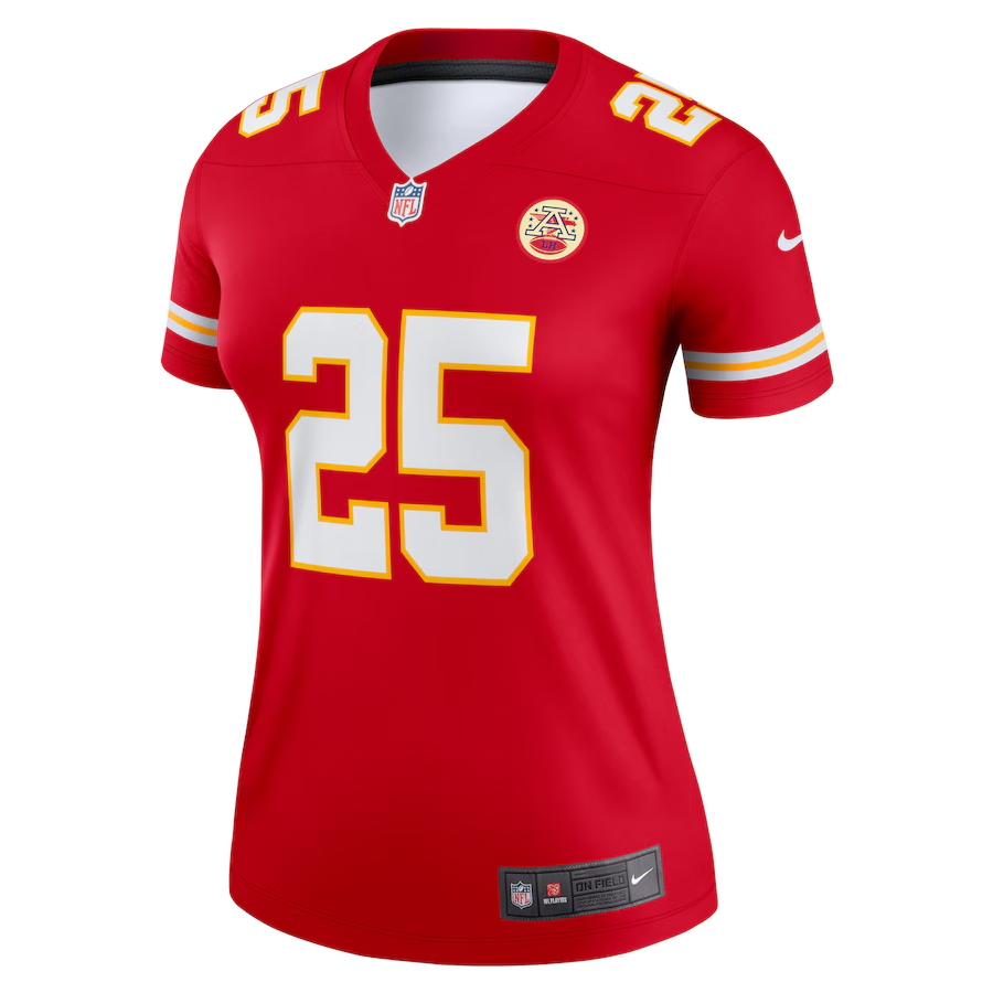 Nike Clyde Edwards-Helaire Kansas City Chiefs Women's Red Legend Jersey