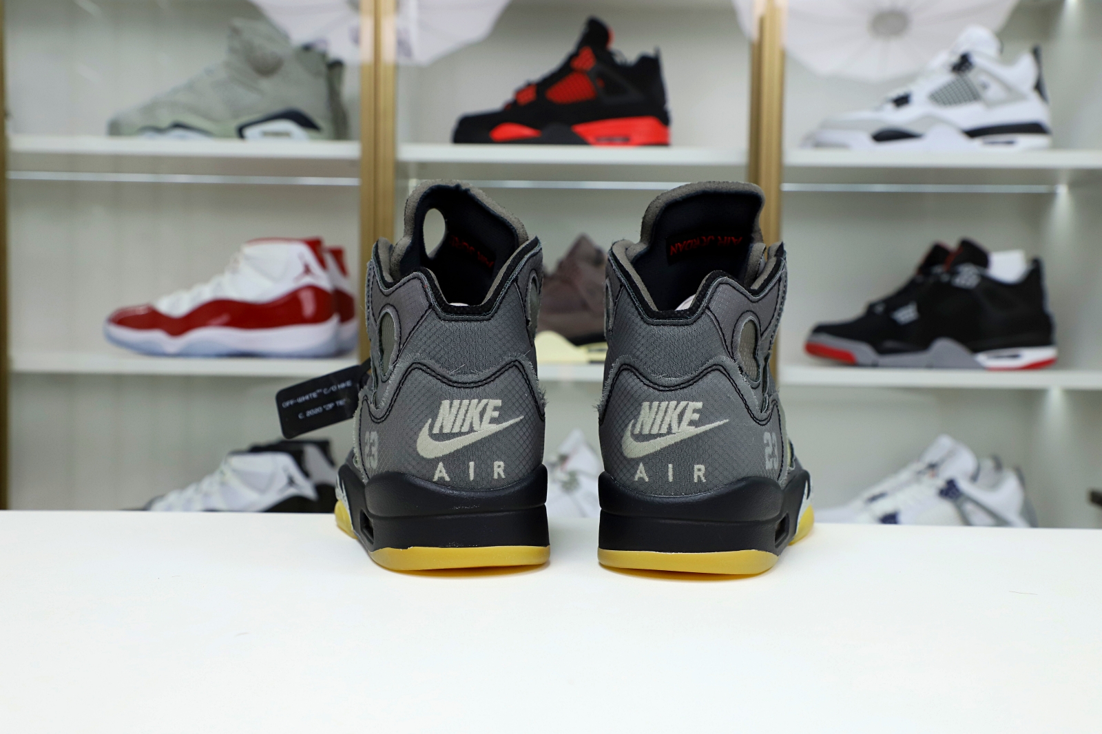 OFF-WHITE X AIR JORDAN 5 RETRO SP 'MUSLIN'