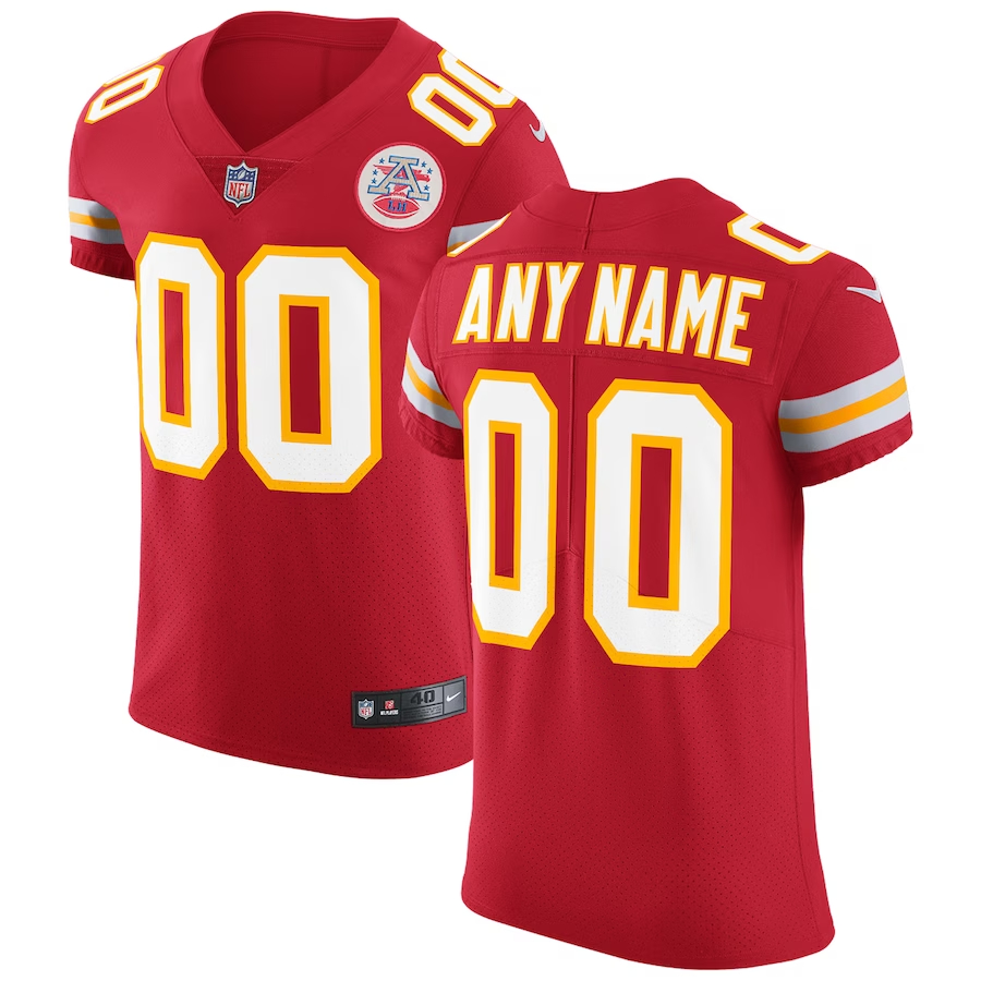 Nike Kansas City Chiefs Red Vapor Untouchable Custom Elite Jersey