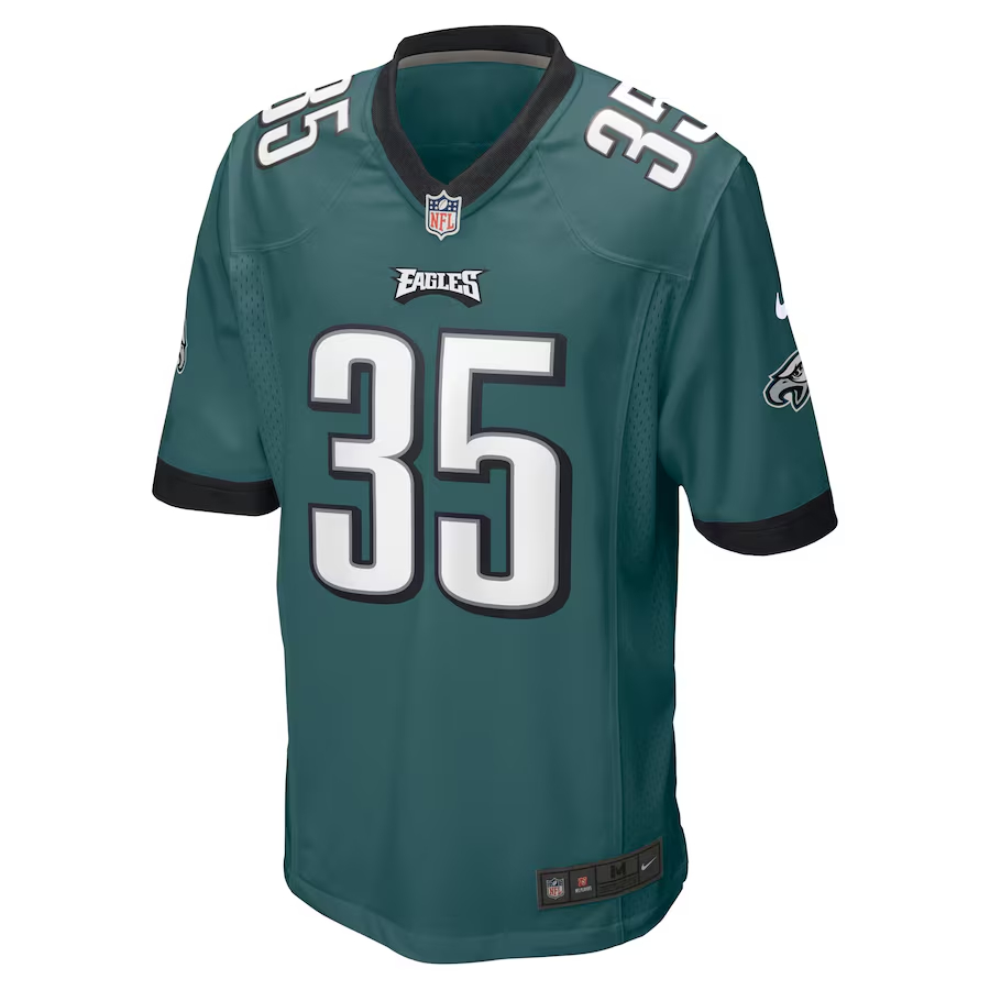 Nike Boston Scott Philadelphia Eagles Midnight Green Game Jersey