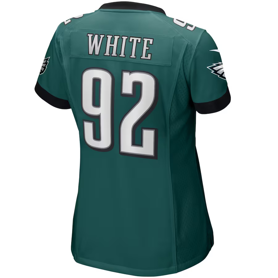 Nike Reggie White Philadelphia Eagles Women's Midnight Green Game Retired Player Jersey