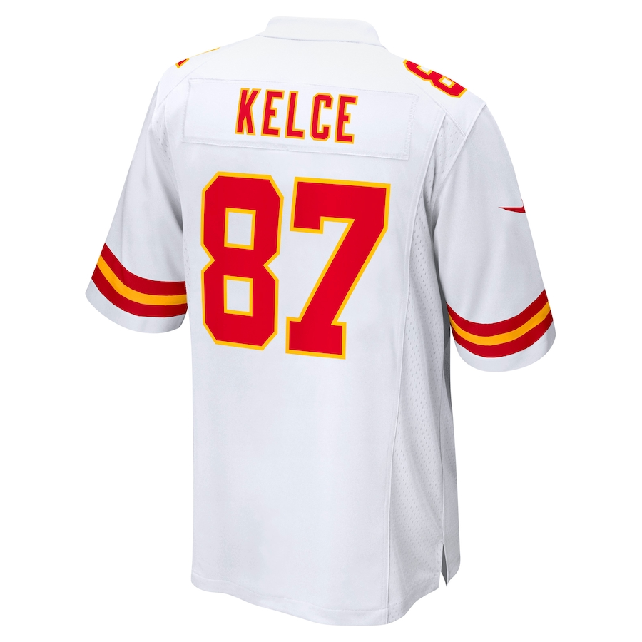 Nike Travis Kelce Kansas City Chiefs White Player Game Jersey