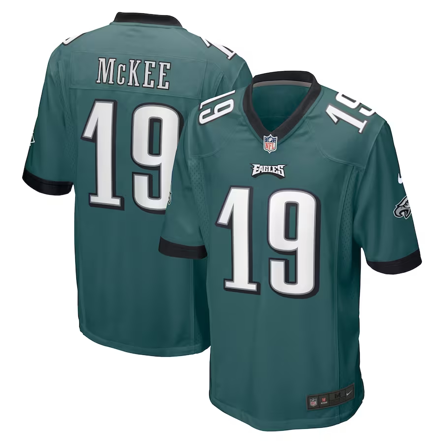 Nike Tanner McKee Philadelphia Eagles Midnight Green Team Game Jersey