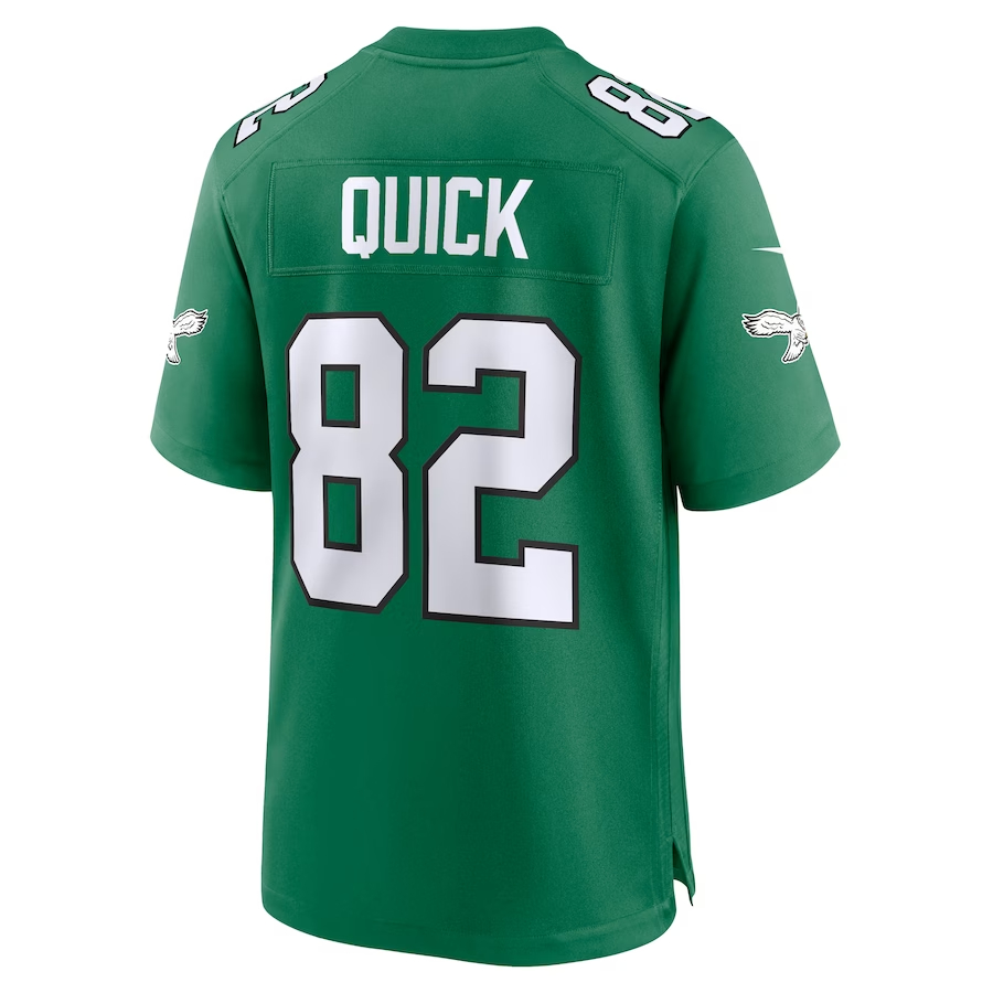 Nike Mike Quick Philadelphia Eagles Kelly Green Alternate Game Jersey