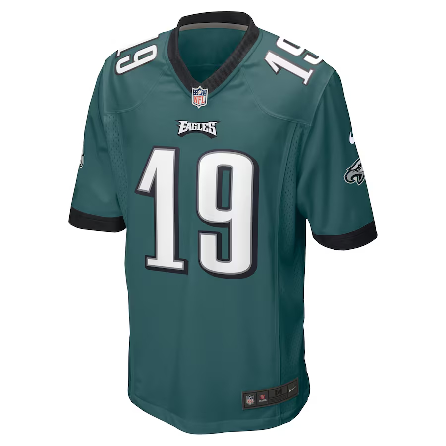 Nike Tanner McKee Philadelphia Eagles Midnight Green Team Game Jersey