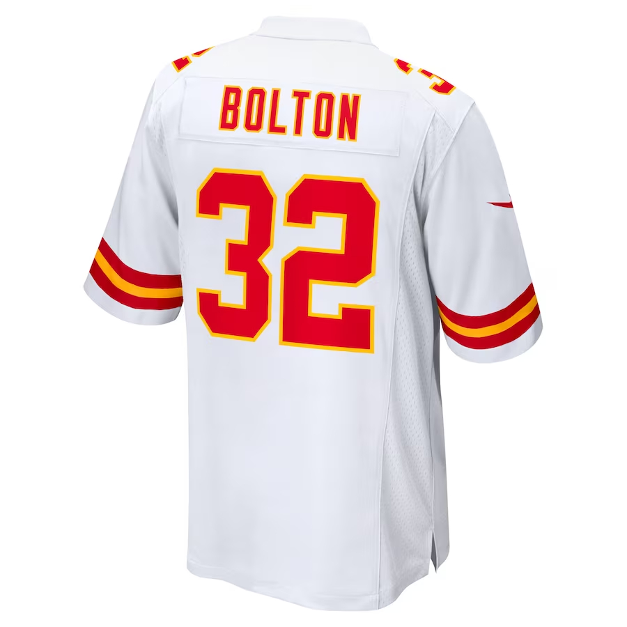 Nike Nick Bolton Kansas City Chiefs White Away Game Player Jersey