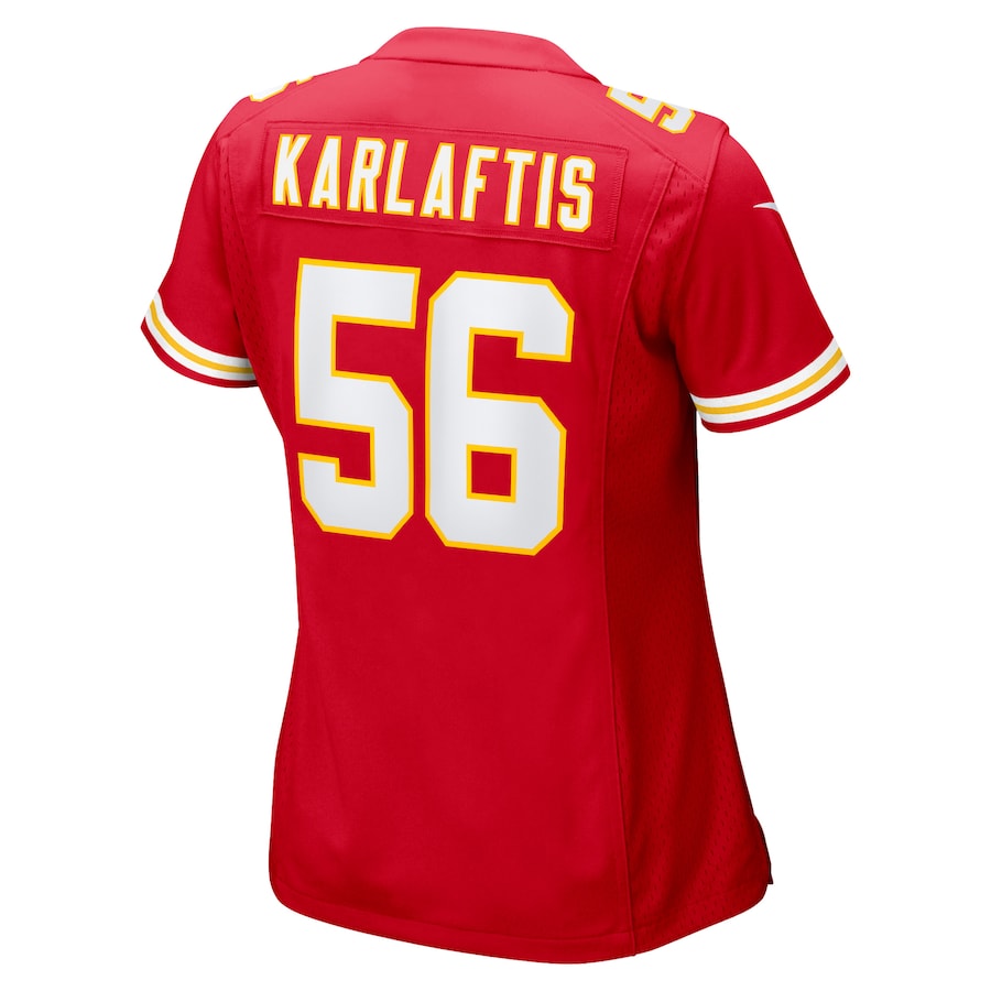 Nike George Karlaftis Kansas City Chiefs Women's Red Game Player Jersey