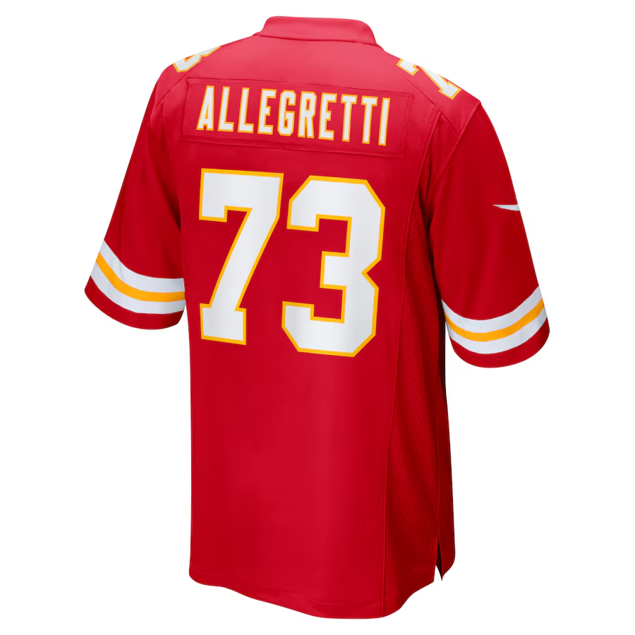 Nike Nick Allegretti Kansas City Chiefs Red Game Jersey