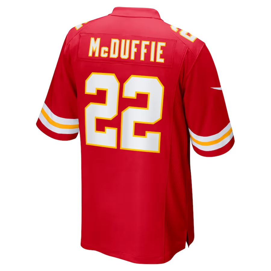 Nike Trent McDuffie Kansas City Chiefs Red Super Bowl LVIII Game Jersey