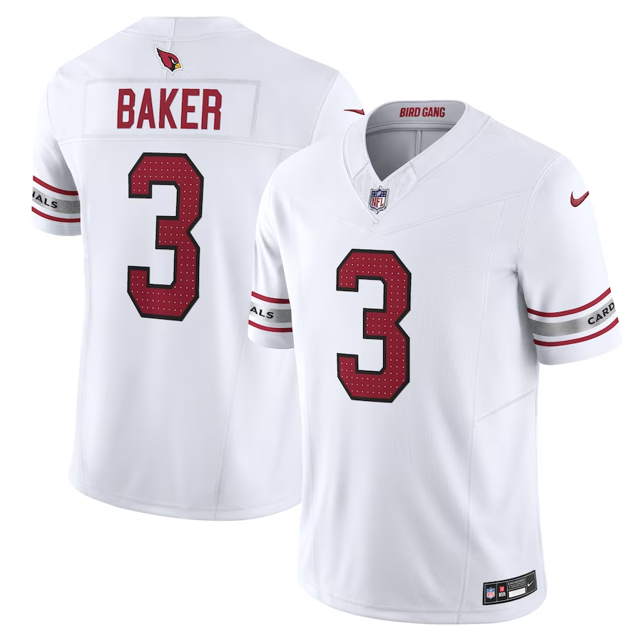 Nike Budda Baker Arizona Cardinals White Vapor F.U.S.E. Limited Jersey