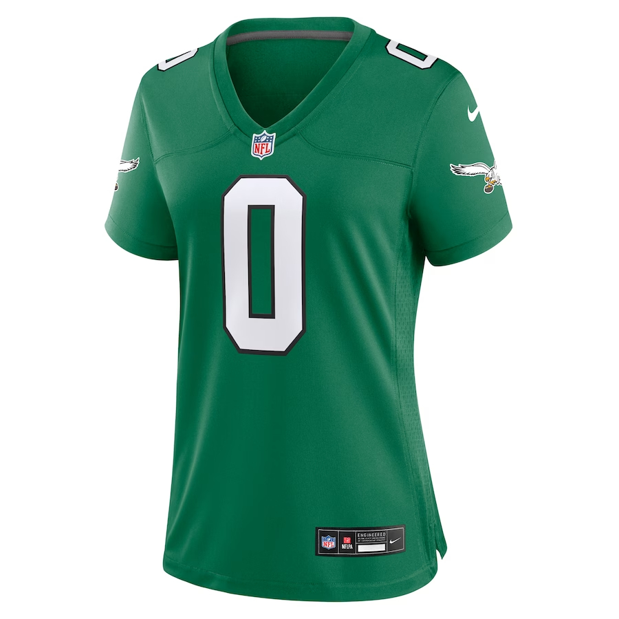 Nike D'Andre Swift Philadelphia Eagles Women's Kelly Green Alternate Game Jersey