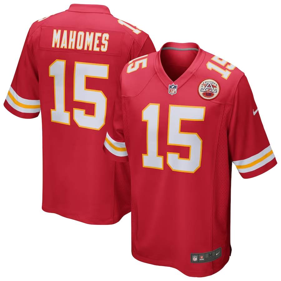 Nike Patrick Mahomes Kansas City Chiefs Red Game Jersey