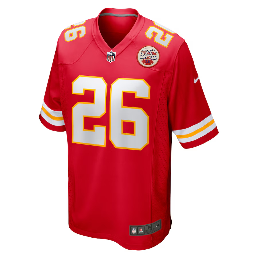 Nike Deon Bush Kansas City Chiefs Red Game Player Jersey