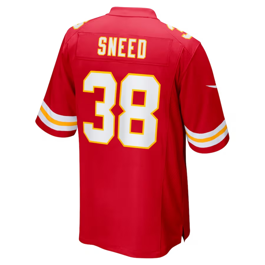 Nike L'Jarius Sneed Kansas City Chiefs Red Super Bowl LVIII Game Jersey 1
