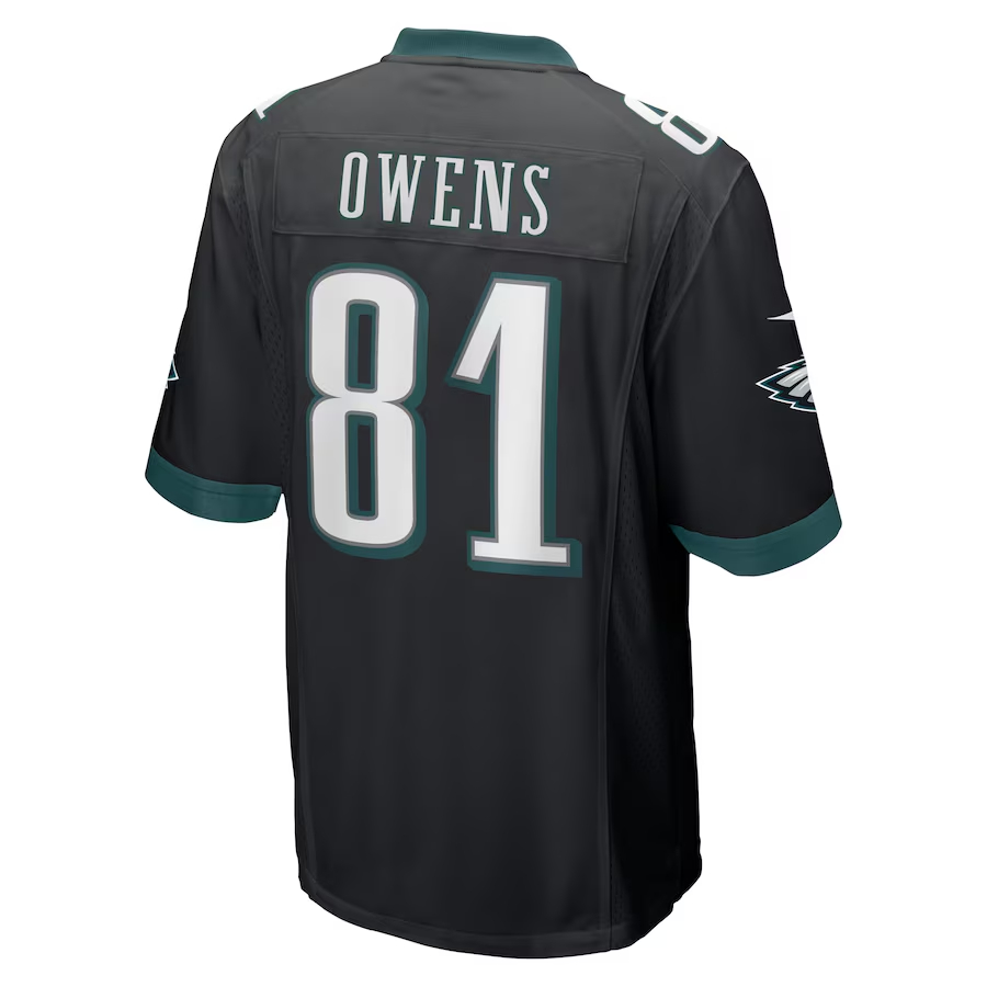 Nike Terrell Owens Philadelphia Eagles Black Retired Player Jersey