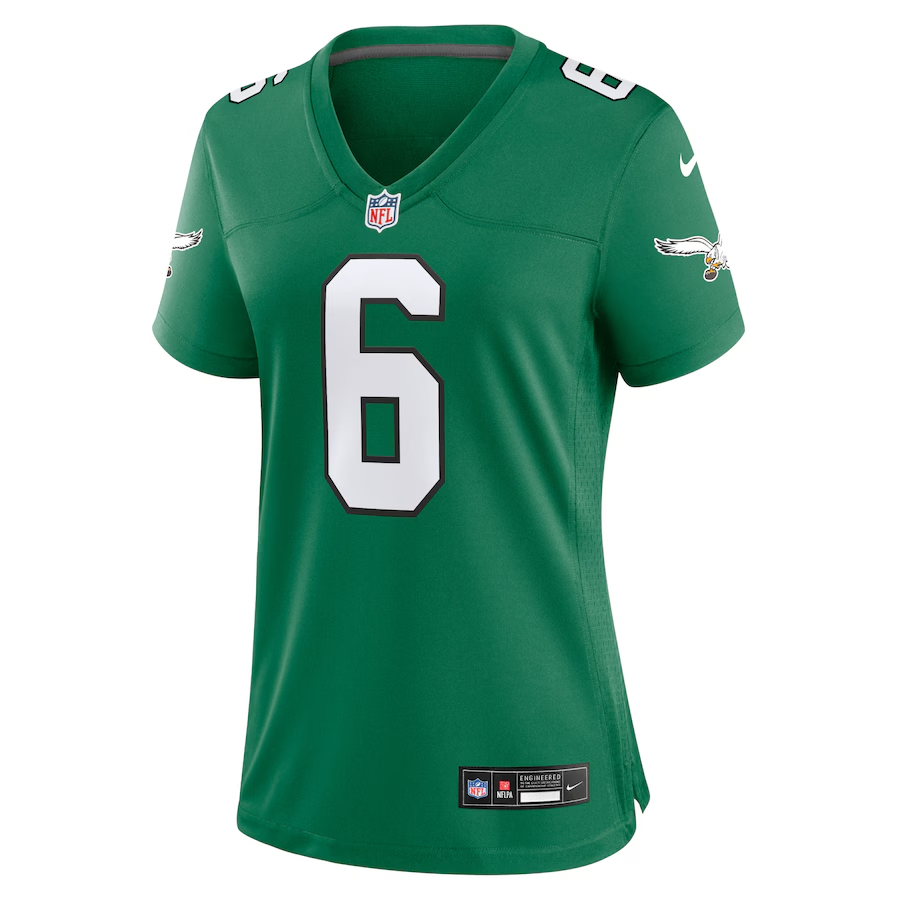 Nike DeVonta Smith Philadelphia Eagles Women's Kelly Green Player Jersey