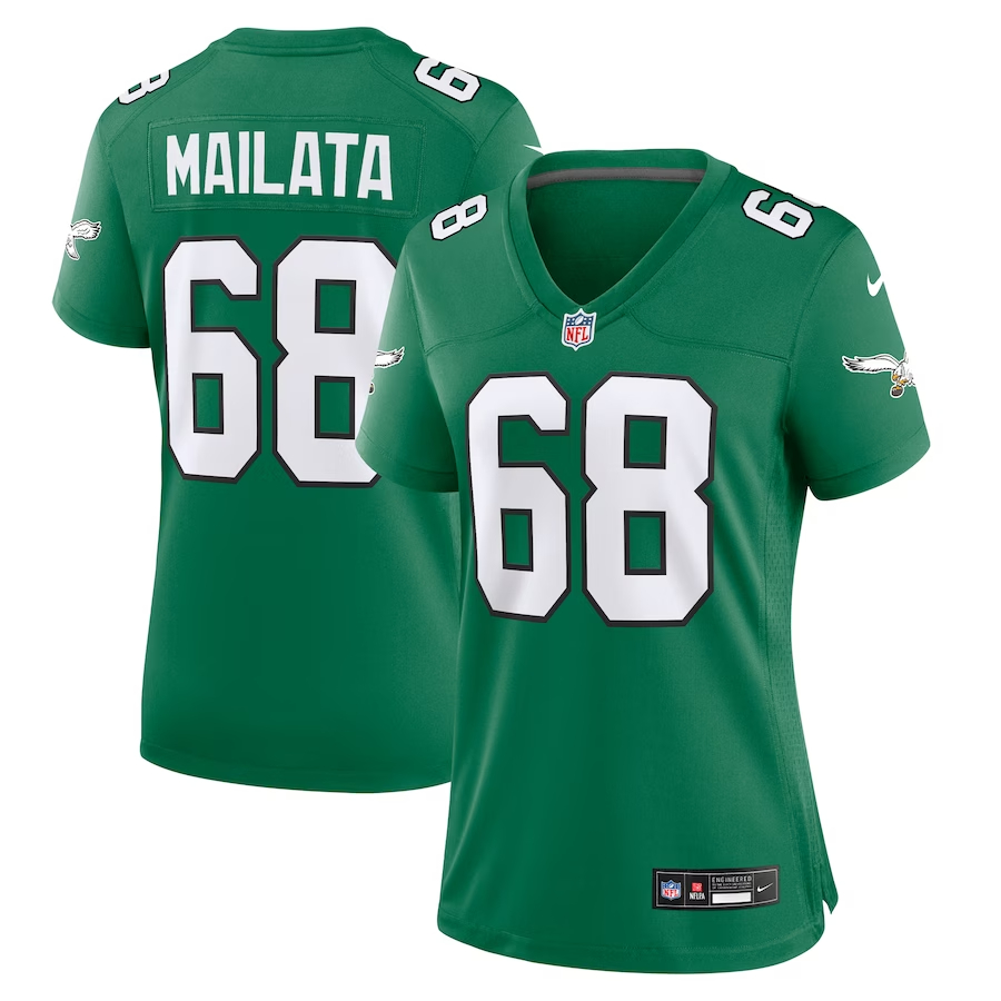 Nike Jordan Mailata Philadelphia Eagles Women's Kelly Green Alternate Game Jersey