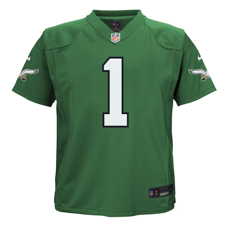 Nike Jalen Hurts Philadelphia Eagles Preschool Kelly Green Game Jersey