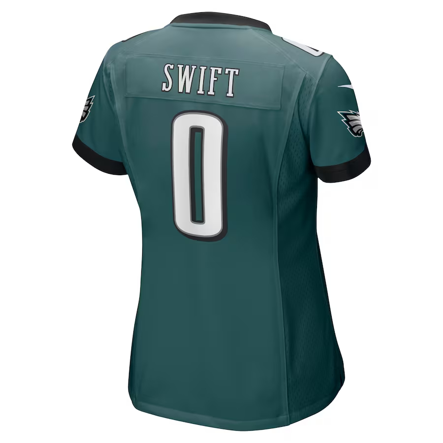 Nike D'Andre Swift Philadelphia Eagles Women's Green Player Jersey